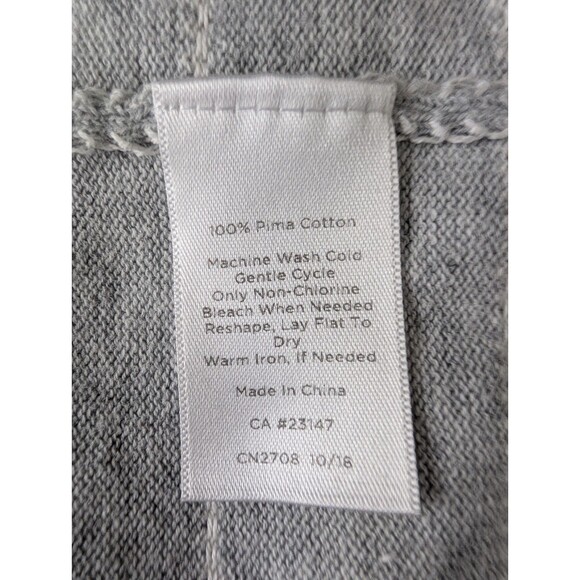 Talbots Jacquard Stripe Pima Duster Cardigan Sweater 1X - Picture 10 of 11